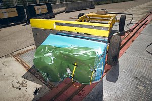 Neuartiger Crash-Test