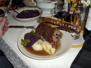 Beim Martini Gans Essen