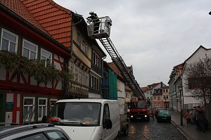 Luftiger Einsatz im Altendorf