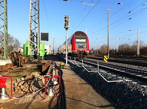 Der Bahnbetrieb geht weiter