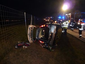 Unfall auf der Autobahn