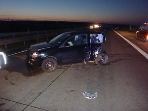 Unfall auf der Autobahn