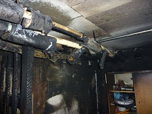 Brand in der Bahnhofstra&szlig;e