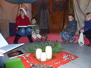 Gem&uuml;tlicher Weihnachtsmarkt Kindervilla