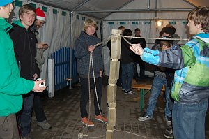 Nachwuchs feierte Weihnachten