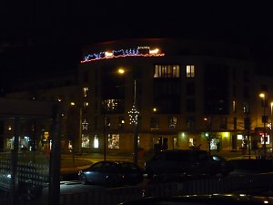 Lichter im Dunkel - Blick zum Kornmarkt