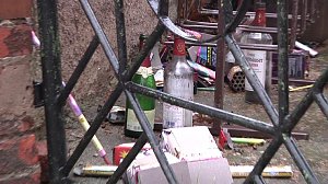 Böllerabfall auf den Straßen