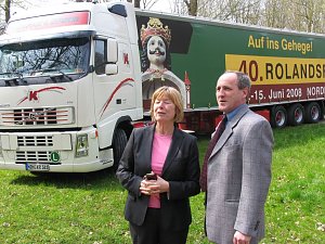 2008: Werbung f&uuml;r Rolandsfest