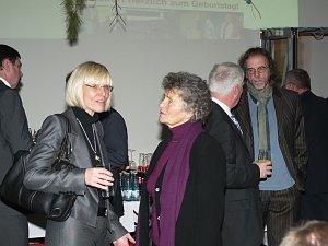Geburtstagsempfang auf der Baustelle