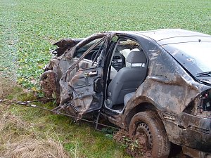 Crash auf der Autobahn