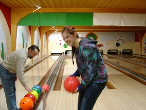 Ausflug zur Bowlingbahn