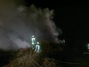 Osterfeuer angez&uuml;ndet