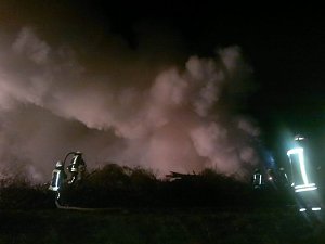 Osterfeuer angez&uuml;ndet
