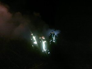 Osterfeuer angez&uuml;ndet