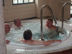Baden gegangen