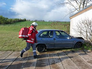 Mit Blaulicht durch Berka