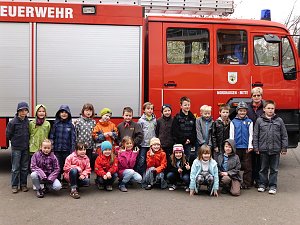 Feuerwehr in der Grundschule