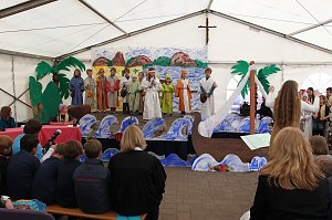 Grundsteinlegung mit Musical