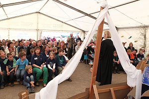 Grundsteinlegung mit Musical