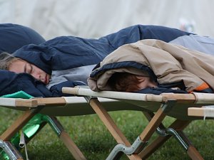 Der erste Tag im Handwerker-Camp