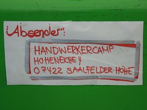 Der erste Tag im Handwerker-Camp