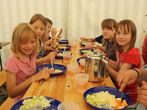 Der erste Tag im Handwerker-Camp