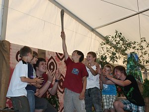 Der erste Tag im Handwerker-Camp