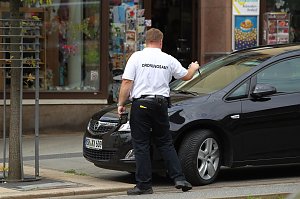 Unterwegs: Bei der Arbeit