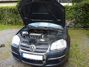 Feuer im Motorraum