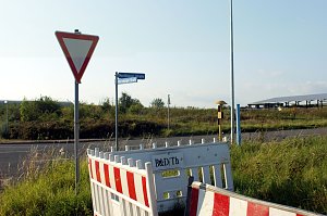 Erwischt: Baustelle in Nordhausen