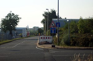 Erwischt: Baustelle in Nordhausen