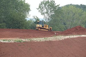 Die Anschlussstelle zwischen Gro&szlig;wechsungen und der B 243