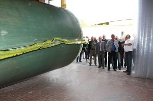50 Meter lang sind die Rotorblätter