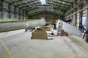 50 Meter lang sind die Rotorblätter