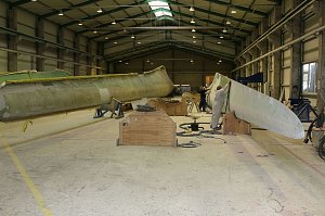 50 Meter lang sind die Rotorblätter