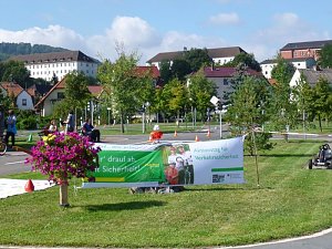 Leser beim Feuerwehrfest