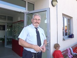 Leser beim Feuerwehrfest