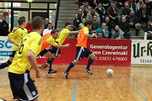 Fu&szlig;ballzauber unterm Hallendach