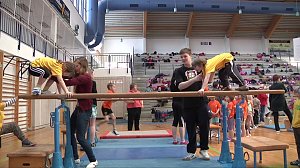 Spaß beim Turnen