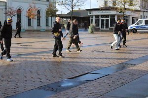 Lok-Fans in Empfang genommen