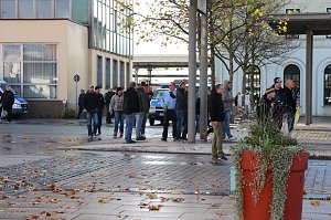 Lok-Fans in Empfang genommen
