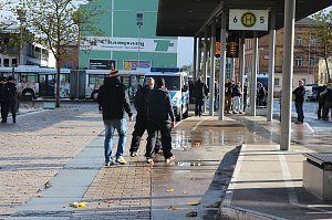 Lok-Fans in Empfang genommen