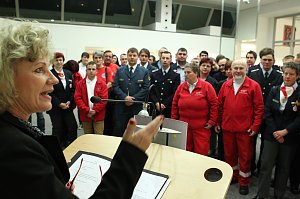 Erinnerungsabzeichen überreicht