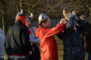 Eisbaden der FH Nordhausen