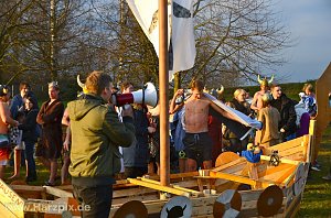 Eisbaden der FH Nordhausen