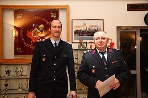 Bef&ouml;rderungen, Verabschiedungen und Dankesworte.