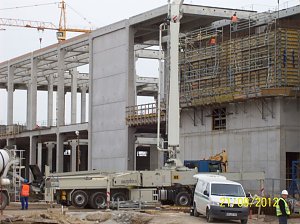 Rohbau f&uuml;r Porsche in Leipzig