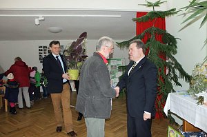 Zahlreiche Gratulanten kamen