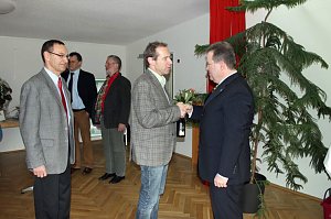 Zahlreiche Gratulanten kamen
