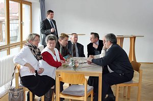 Zahlreiche Gratulanten kamen